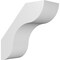 Ekena Millwork 5-in. W x 12-in. D x 12-in. H Carmel Architectural Grade PVC Knee Brace BRCP05X12X12CAR - alternate 1